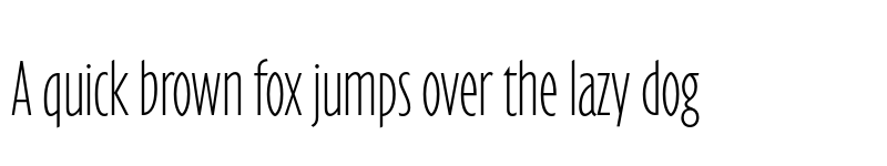 Preview of Eric Machat Headline Thin font