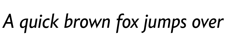 Preview of Eric Machat Regular Italic font