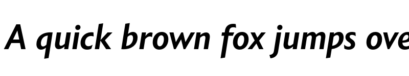 Preview of Eric Machat SemiBold Italic font