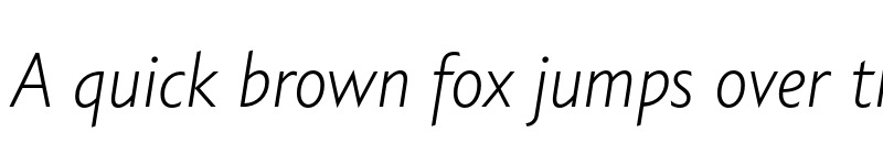 Preview of Eric Machat Thin Italic font