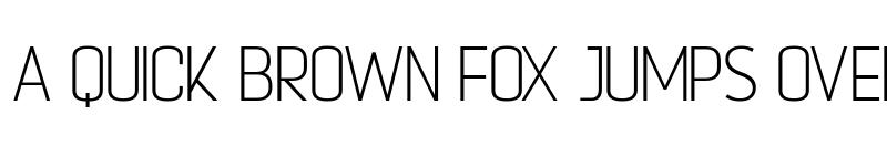 Preview of Escopedia Thin font