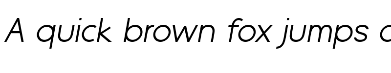 Preview of Espera Italic font