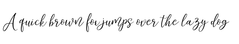 Preview of Estamilo Script Regular font