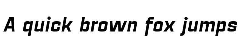 Preview of Estricta Black Italic font