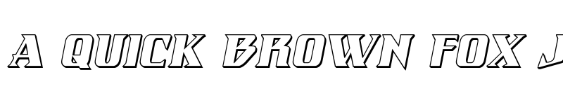 Preview of Eternal Knight 3D Italic Italic font