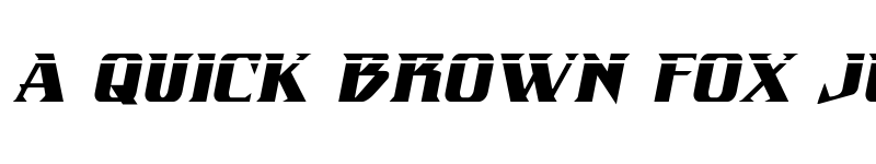 Preview of Eternal Knight Laser Italic Italic font