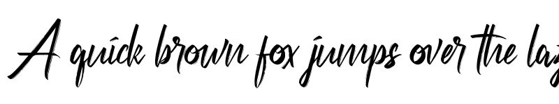 Preview of Etherish Demo Regular font