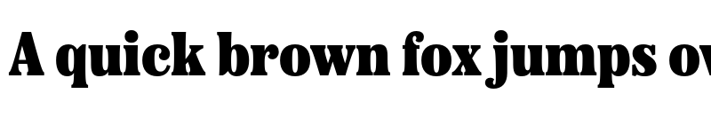 Preview of Etna Condensed Black font