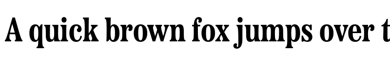 Preview of Etna Condensed Bold font