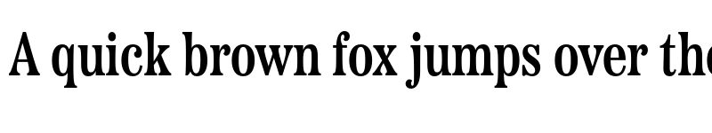 Preview of Etna Condensed Semibold font