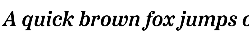 Preview of Etna Semibold Italic font