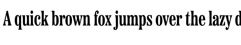 Preview of Etna X Condensed Bold font