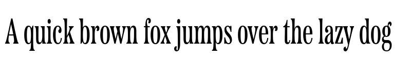 Preview of Etna X Condensed Regular font