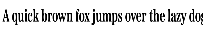 Preview of Etna X Condensed Semibold font