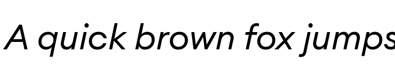 Preview of Euclid Circular A Italic font