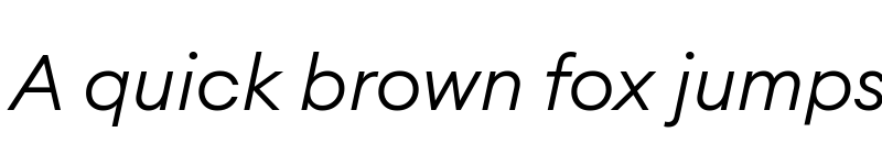 Preview of Euclid Circular A Light Italic font