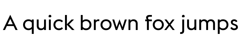 Preview of Euclid Flex Regular font