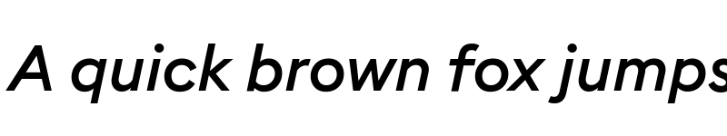 Preview of Euclid Square Medium Italic font