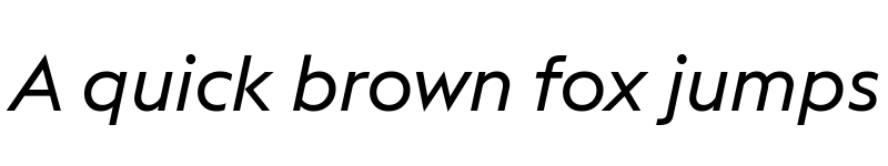 Preview of Euclid Triangle Italic font