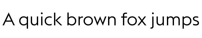 Preview of Euclid Triangle Light font