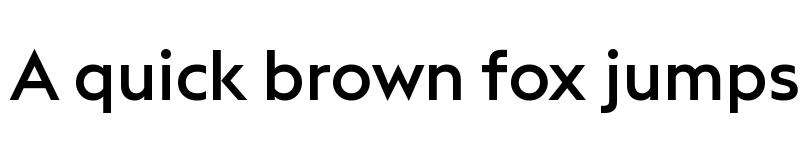 Preview of Euclid Triangle Medium font