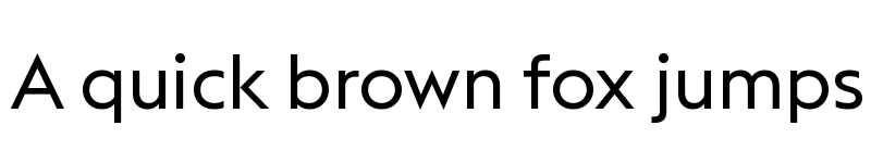 Preview of Euclid Triangle Regular font