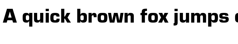 Preview of Eurostile Black font