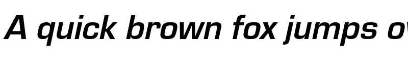 Preview of Eurostile Bold Oblique font