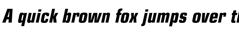 Preview of Eurostile Cond Heavy Italic font