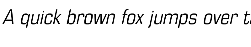 Preview of Eurostile Cond Regular Italic font