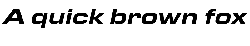 Preview of Eurostile Extd Black Italic font