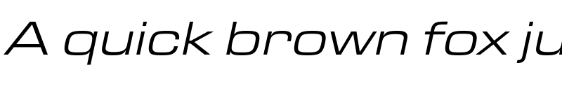 Preview of Eurostile Extd Regular Italic font