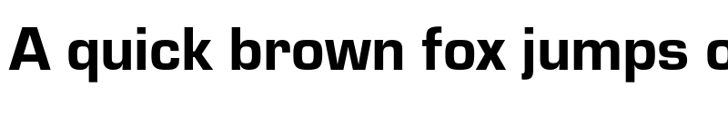 Preview of Eurostile Heavy font