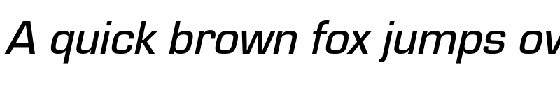 Preview of Eurostile Medium Italic font