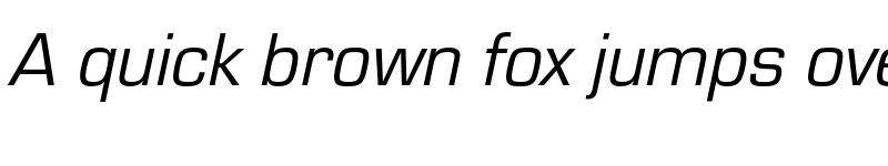 Preview of Eurostile Regular Oblique font
