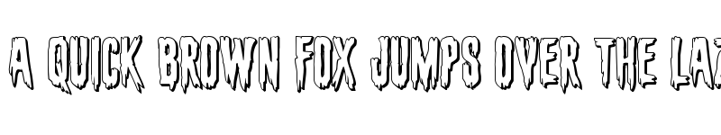 Preview of Eva Fangoria 3D Regular font