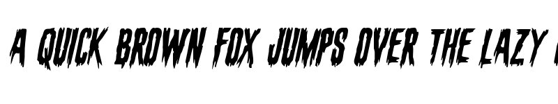 Preview of Eva Fangoria Italic Italic font