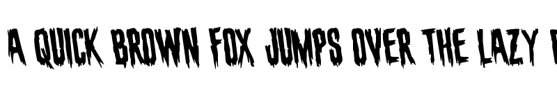 Preview of Eva Fangoria Rotated Regular font