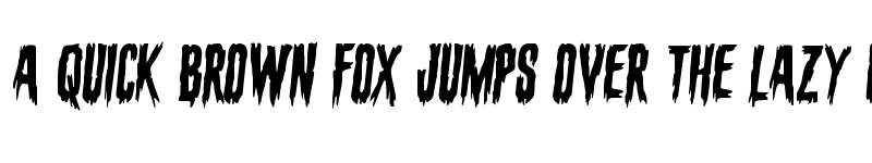 Preview of Eva Fangoria Semi-Italic Semi-Italic font