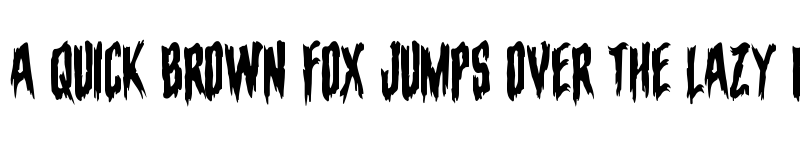 Preview of Eva Fangoria Warped Regular font