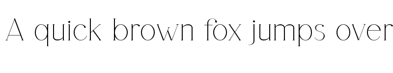 Preview of Evafiya Regular font