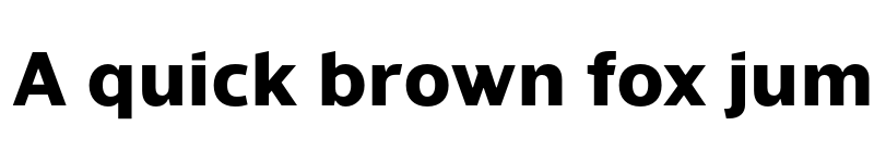 Preview of Evander ExtraBold font