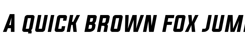 Preview of Evogria Italic font