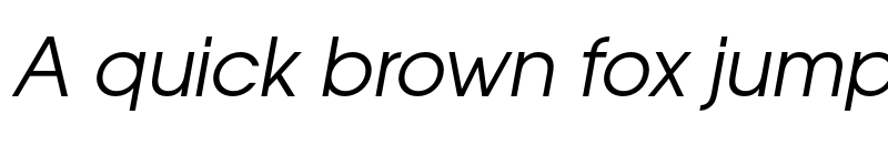 Preview of Evolventa Oblique font