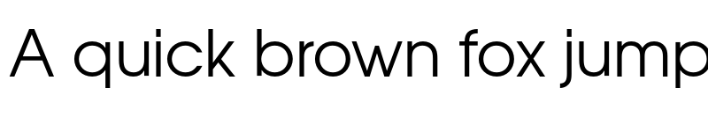 Preview of Evolventa Regular font