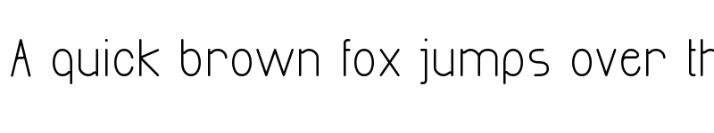 Preview of Exacta Bold font