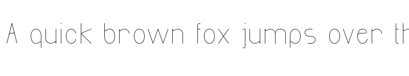 Preview of Exacta Light font