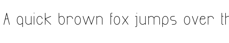 Preview of Exacta Medium font