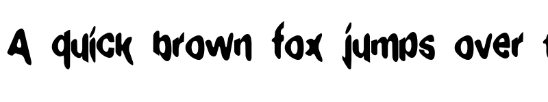 Preview of Exaggerate (BRK) Regular font