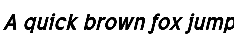 Preview of Excite Bold Italic font